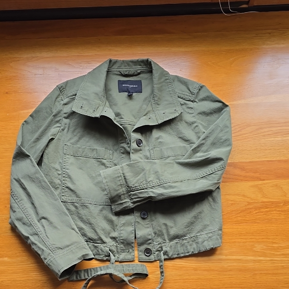 Banana Republic Olive Green Womens Small Jacket
